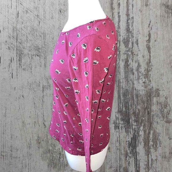 LOFT OUTLET SIZE SMALL LONG SLEEVE PATTERNED SHIRT - Picture 2 of 5